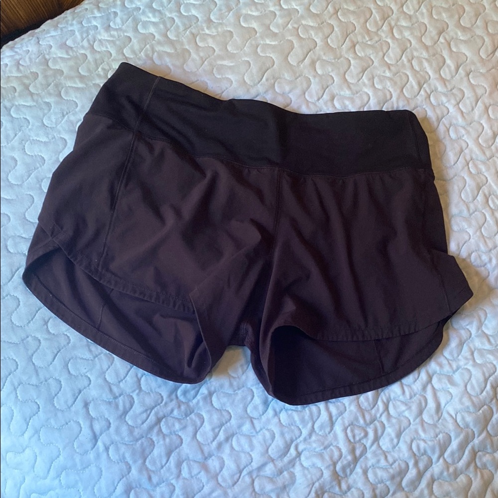 Lululemon Athletica Black Performance Athletic Shorts 4”